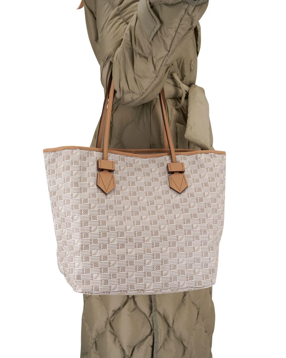 Medium St Tropez Tote in Cappuccino