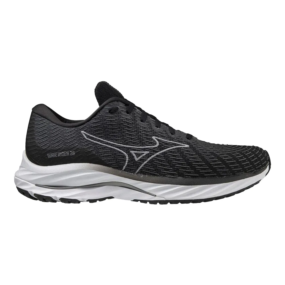 Men's Mizuno Wave Rider 26 SSW, Black-White, 11.5 D Medium