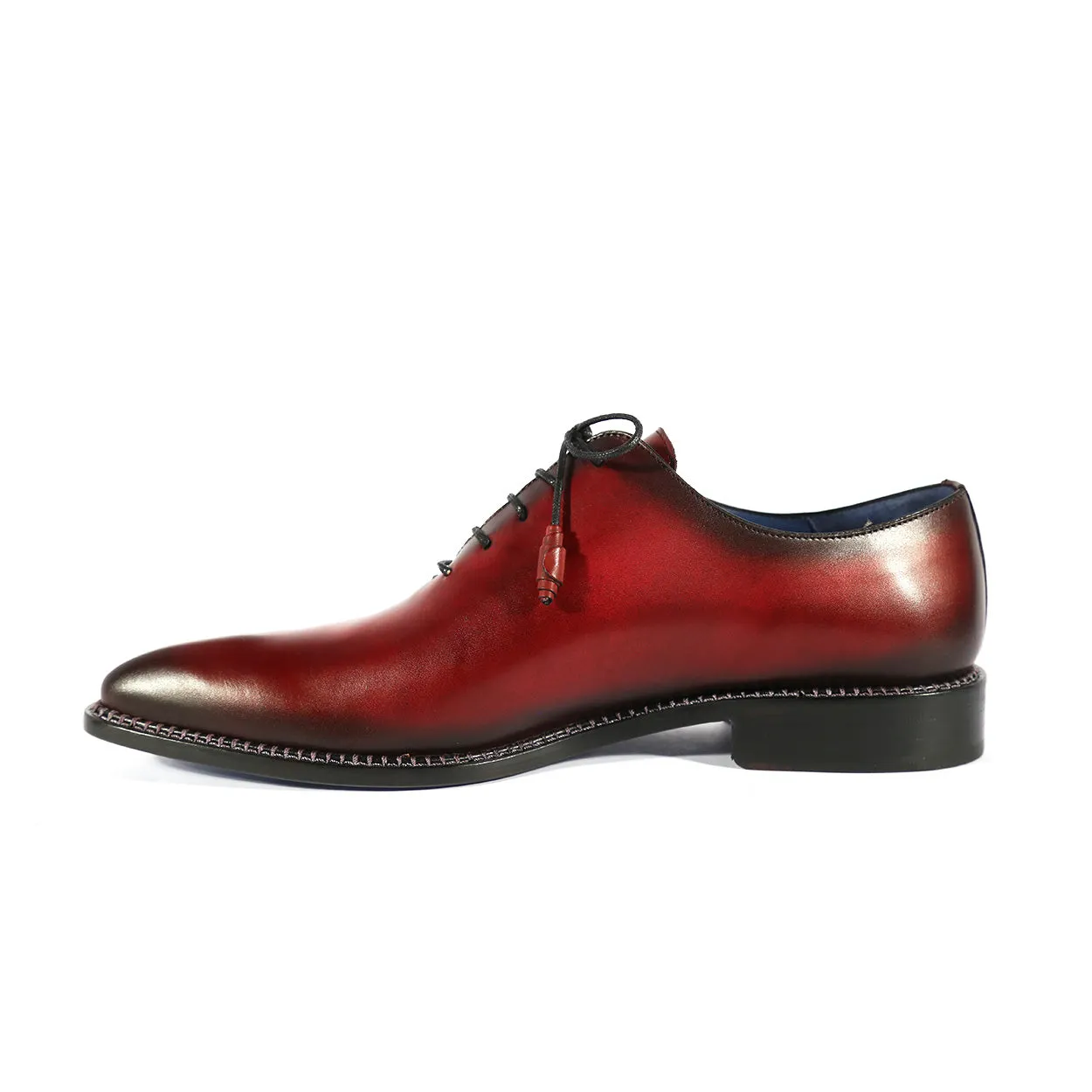 Mezlan Enterprise 9744 Men's Shoes Burgundy Calf-Skin Leather Wholecut Oxfords (MZS3561)