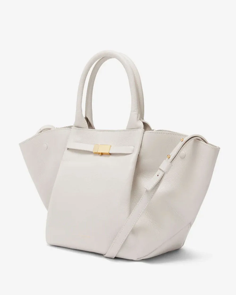 Midi New York Bag in Off White