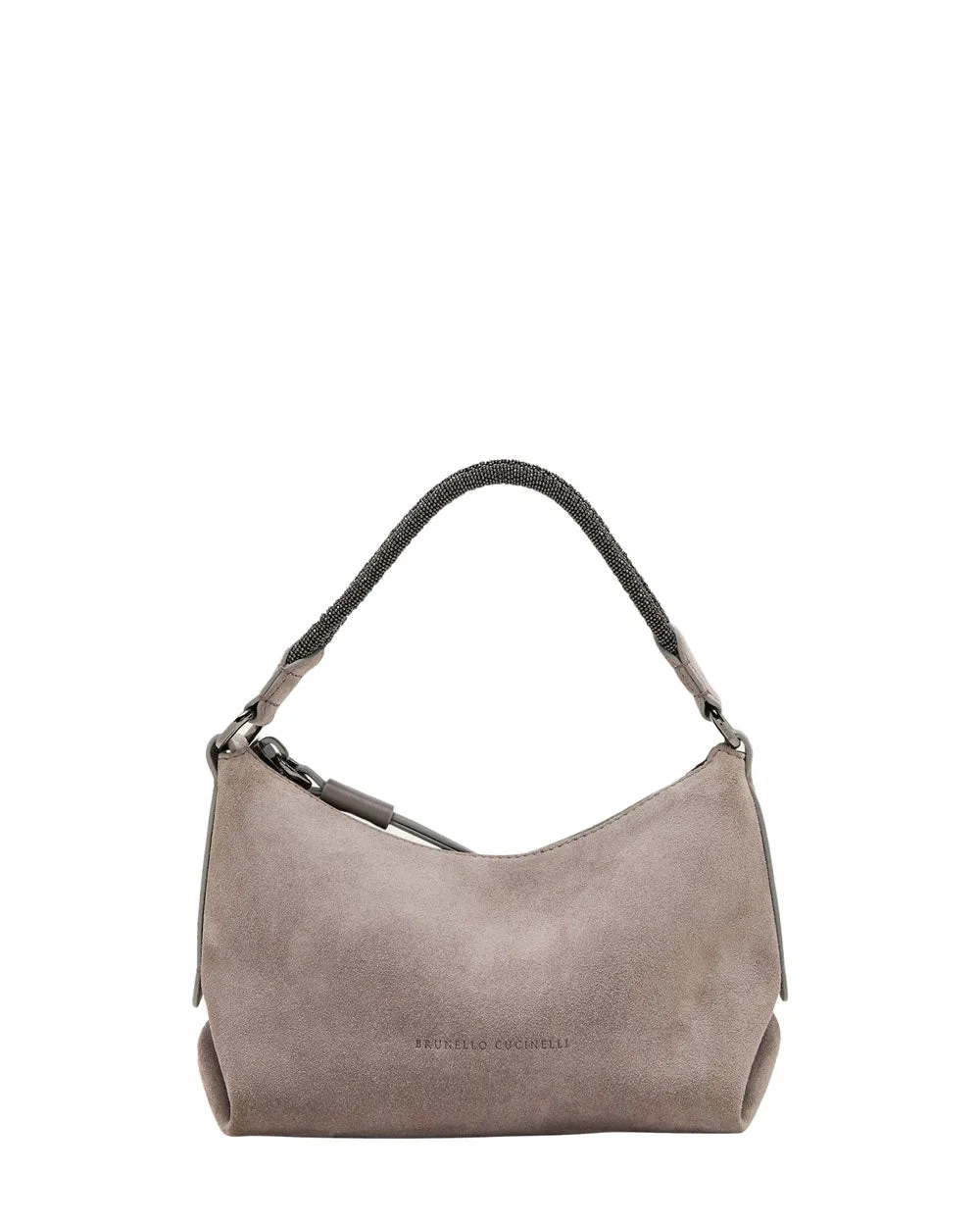 Mini Monili Suede Shoulder Bag