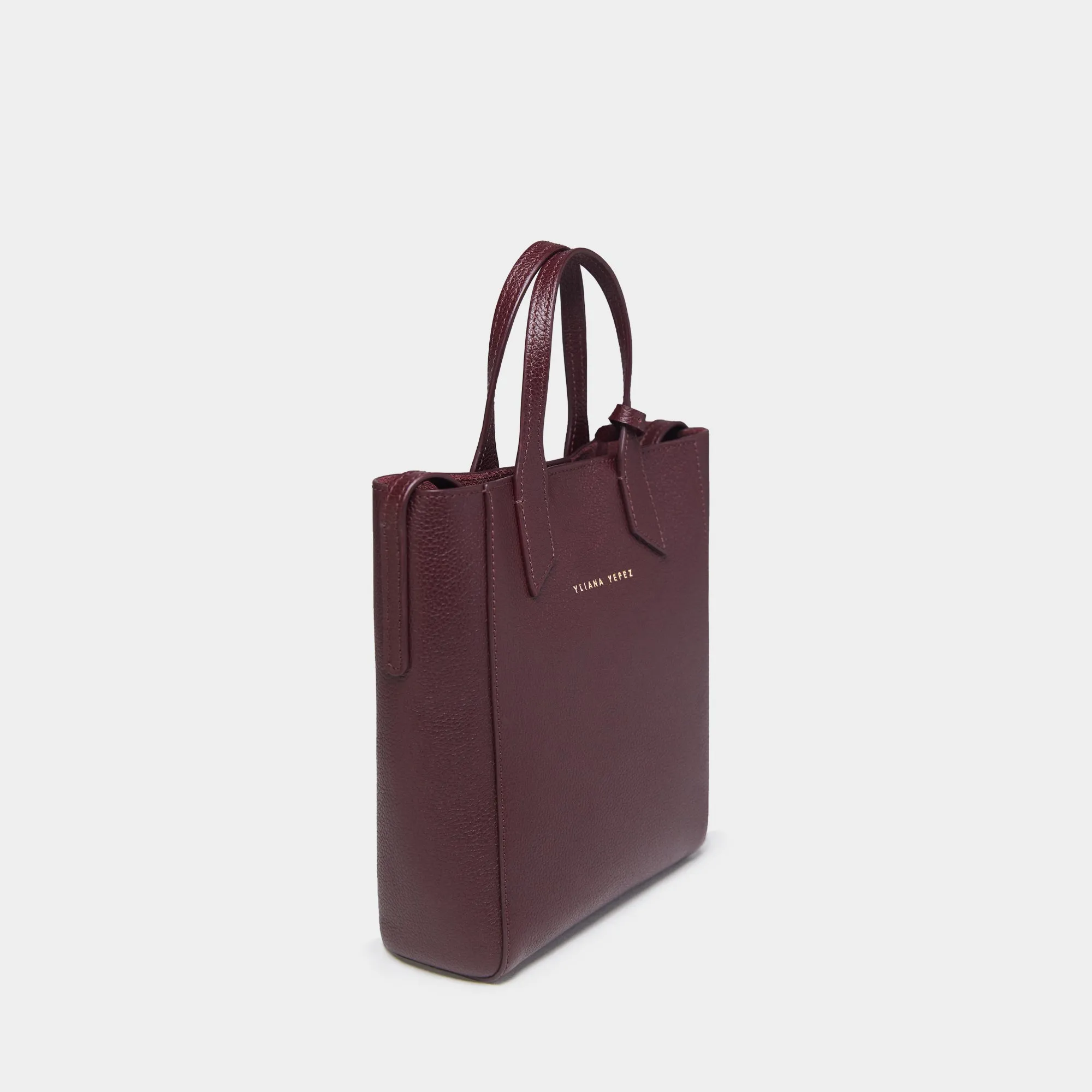 Mini Sarah Bordeaux tote