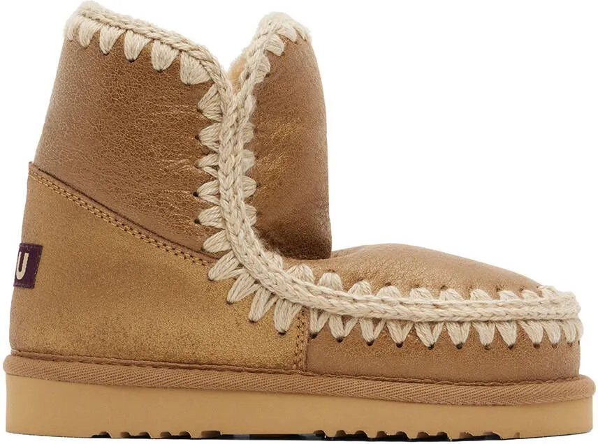 Mou Beige Suede Boots