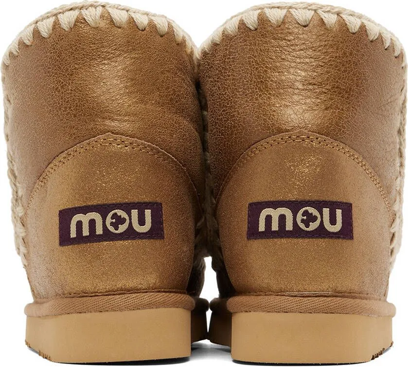 Mou Beige Suede Boots