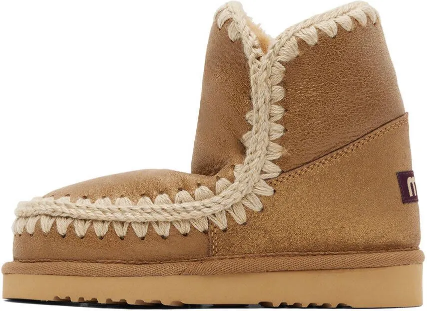 Mou Beige Suede Boots