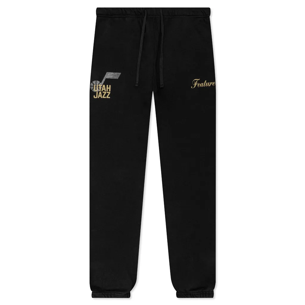 NBA Utah Jazz High Note Sweatpants - Black