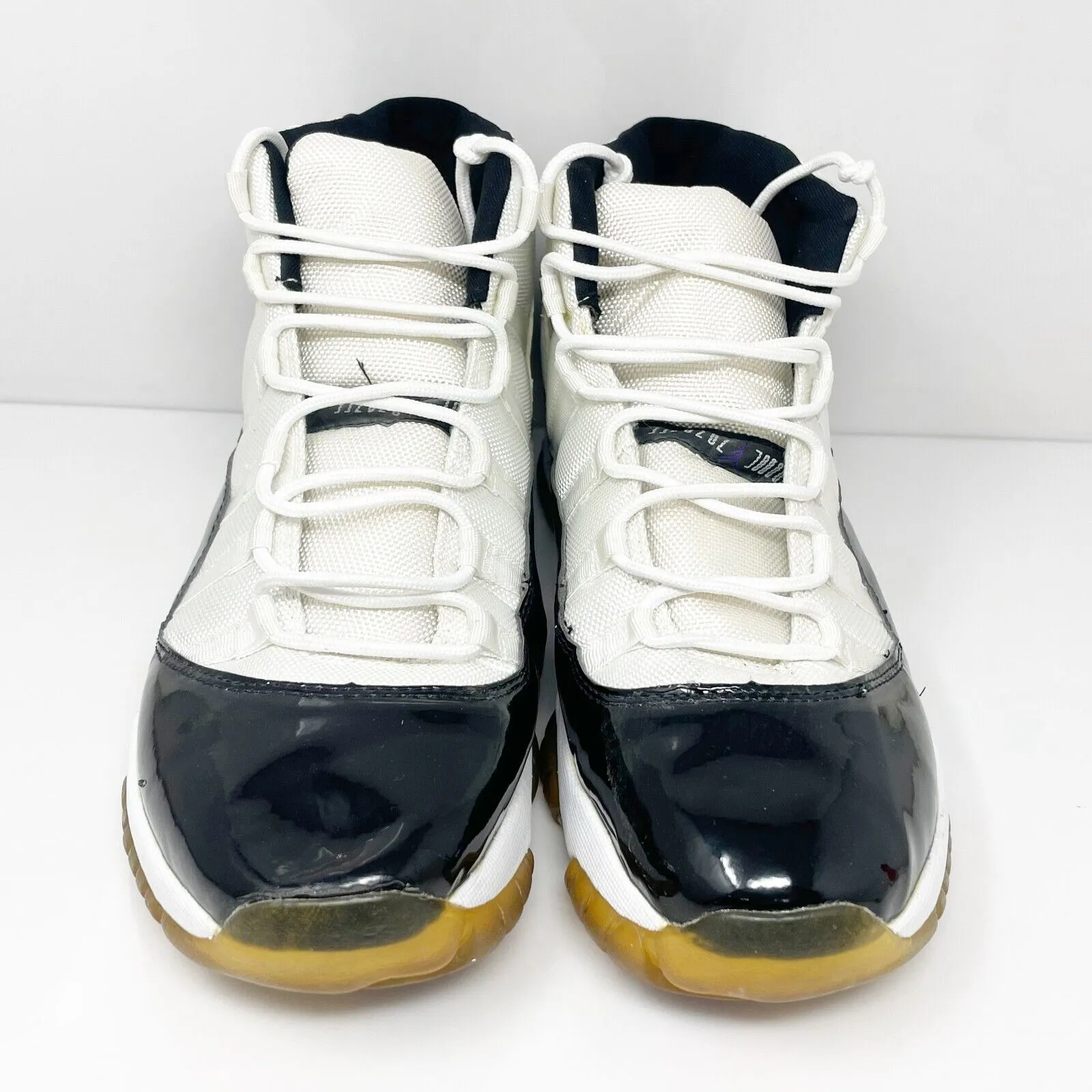 Nike Mens Air Jordan 11 136046-101 White Basketball Shoes Sneakers Size 13