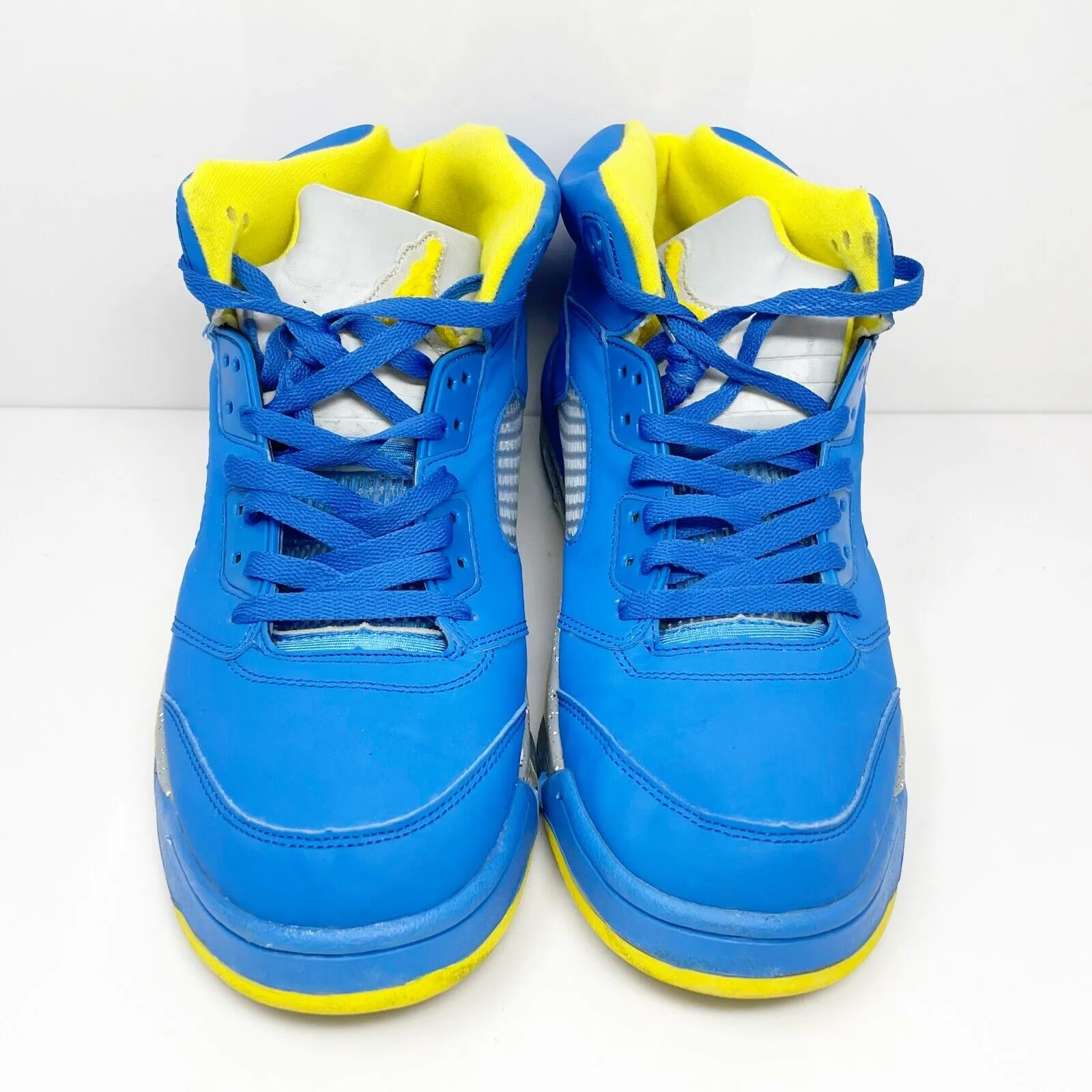 Nike Mens Air Jordan 5 Retro CD2720-400 Blue Basketball Shoes Sneakers Size 13