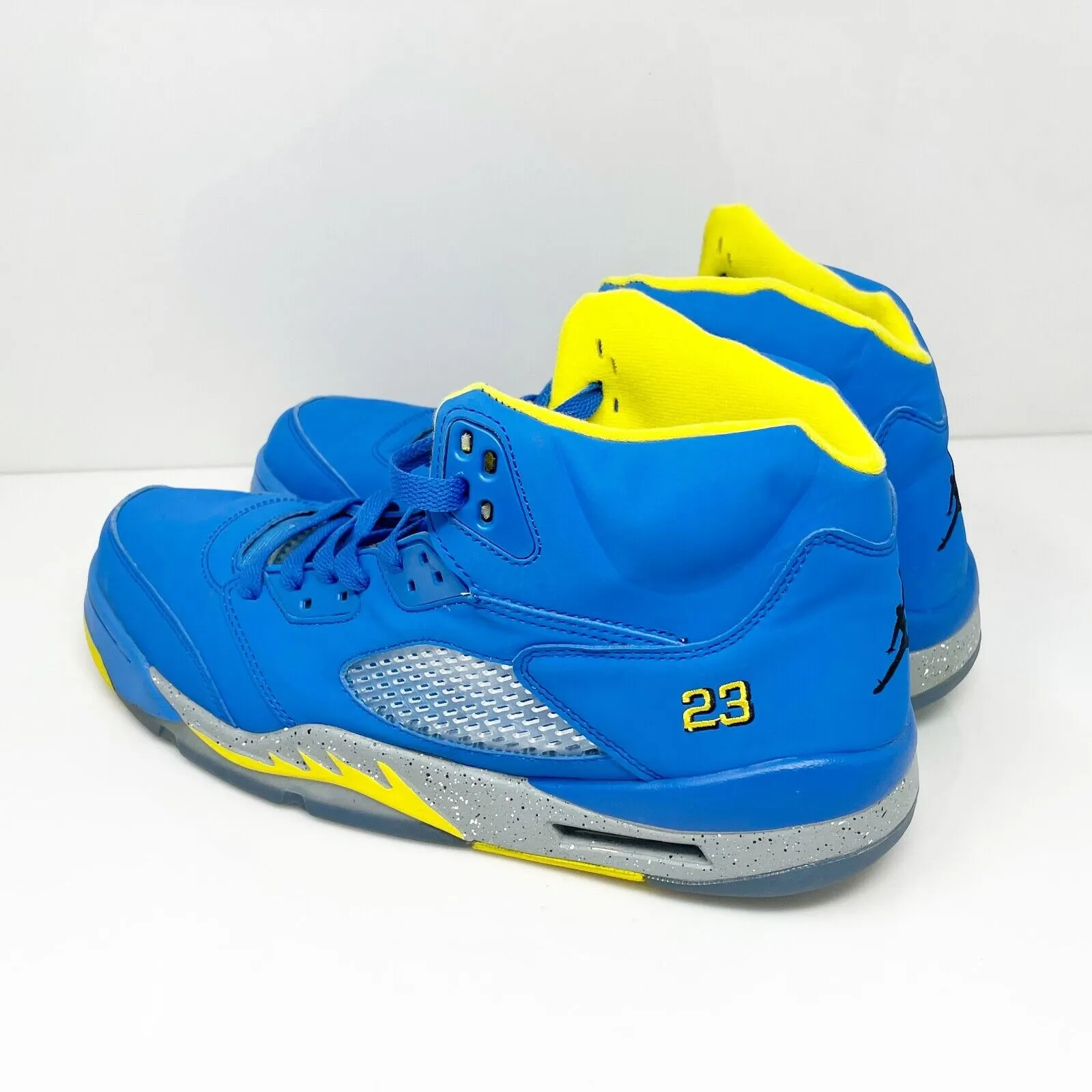 Nike Mens Air Jordan 5 Retro CD2720-400 Blue Basketball Shoes Sneakers Size 13