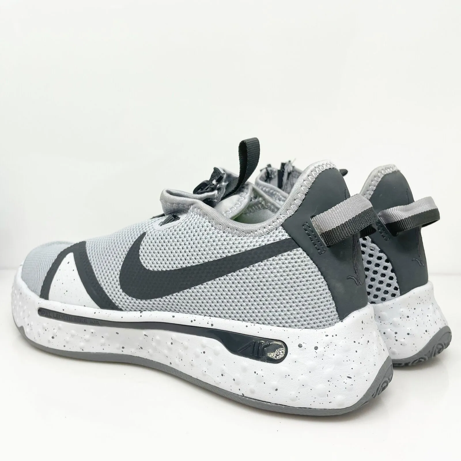 Nike Mens PG 4 Team CK5828-001 Gray Basketball Shoes Sneakers Size 6.5