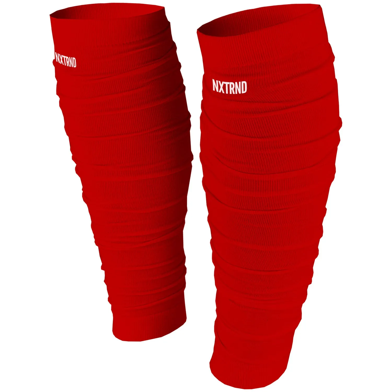 NXTRND Scrunch Football Leg Sleeves Red