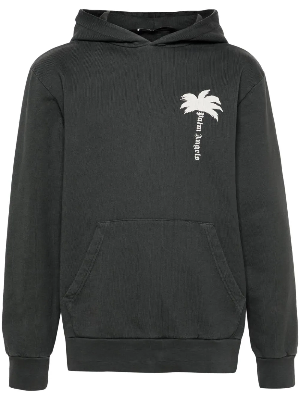 Palm Angels - Sweat à capuche en coton à logo imprimé