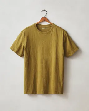 Premium Slub Crew Tee - Fir Green