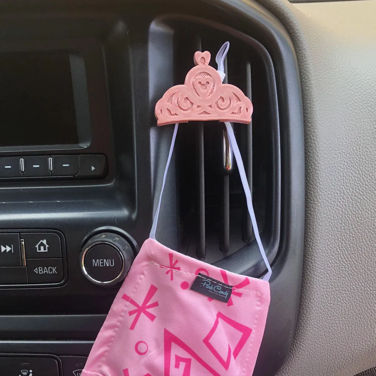 Princess Tiara Car Character Clip - Vent Decor / Holder