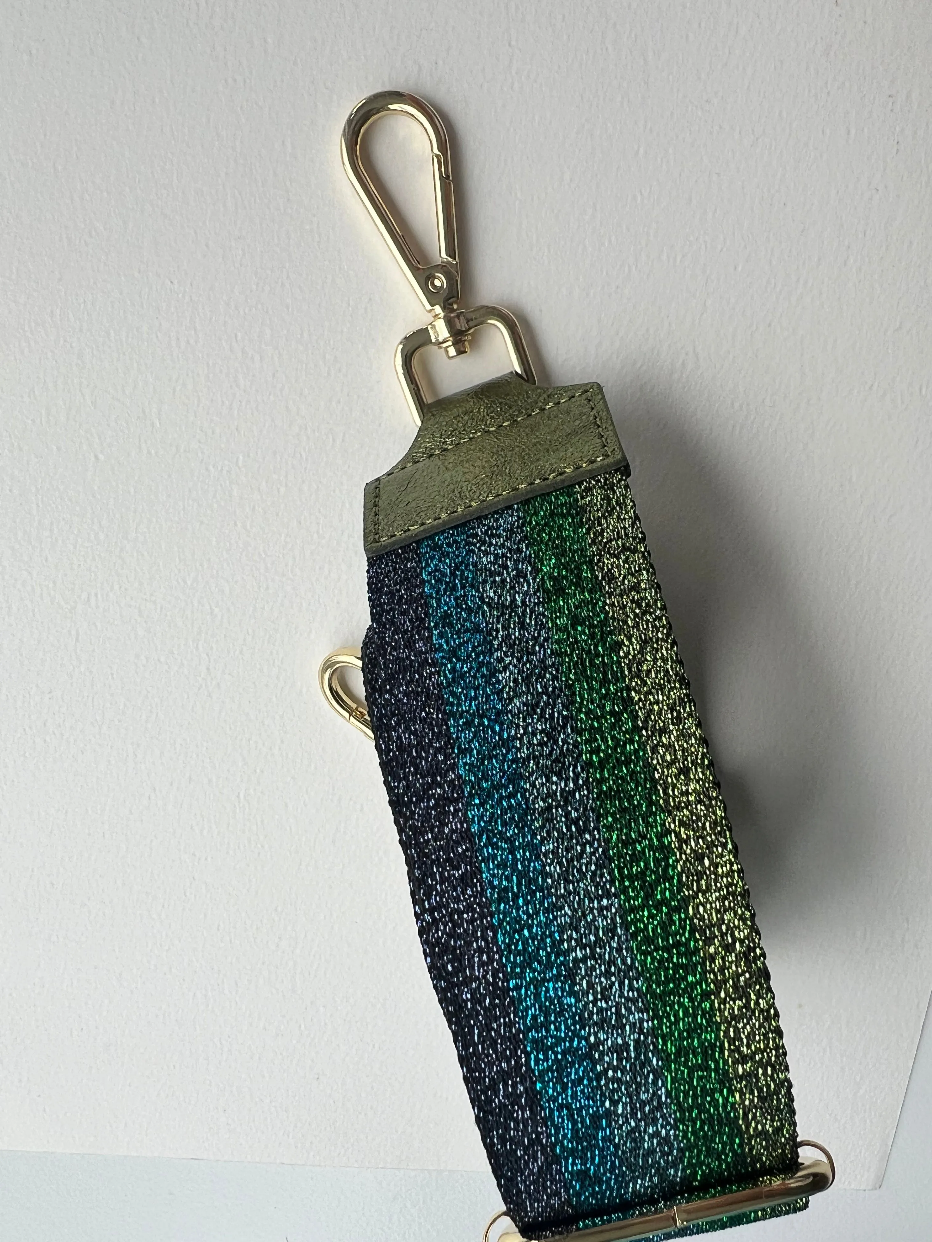 Purse Strap | Metallic Stripes