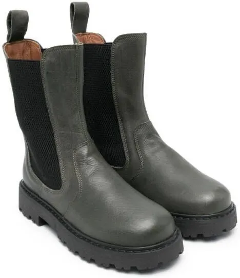 Pèpè leather Chelsea boots Green