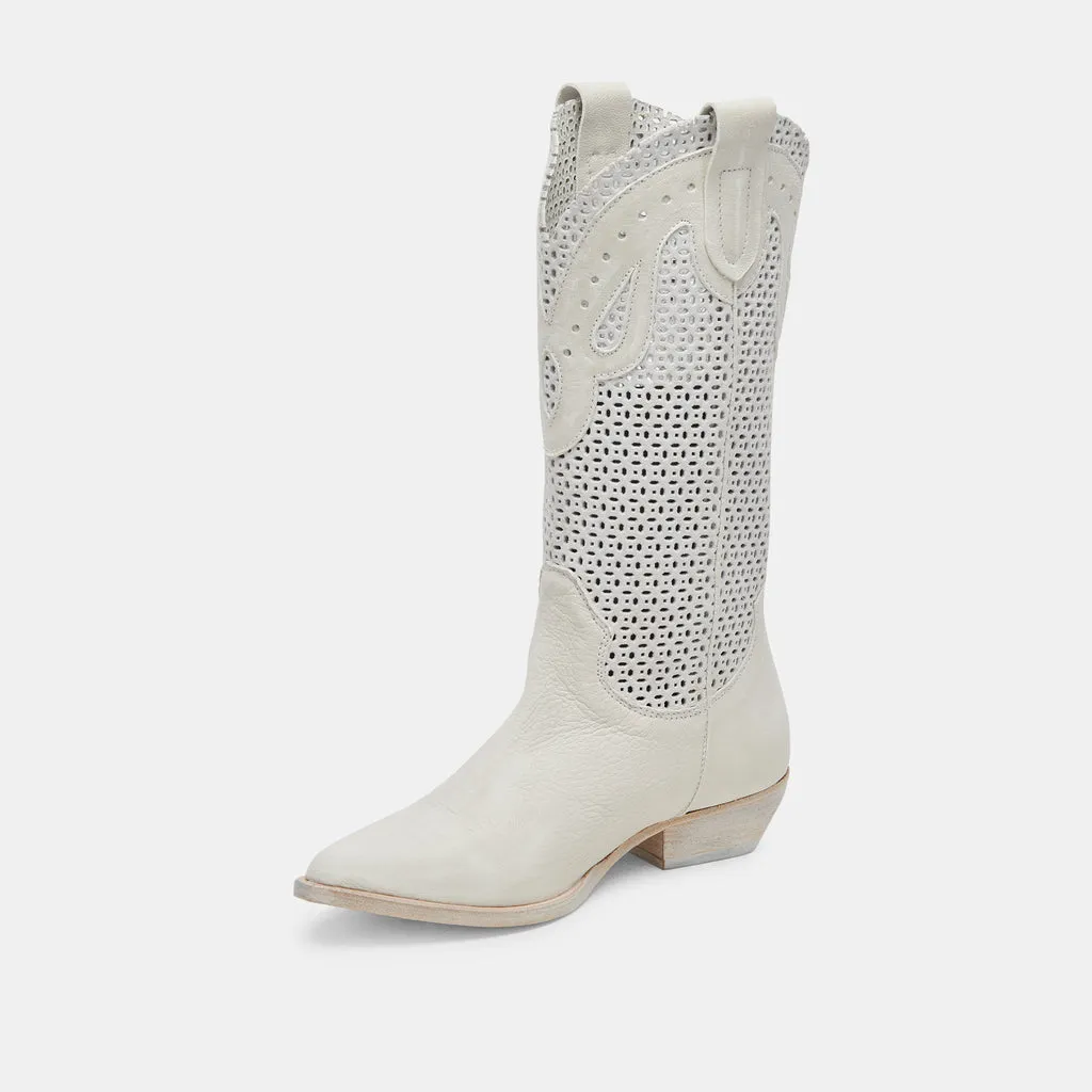 RANCH BOOTS IVORY LEATHER– Dolce Vita 6967323721794