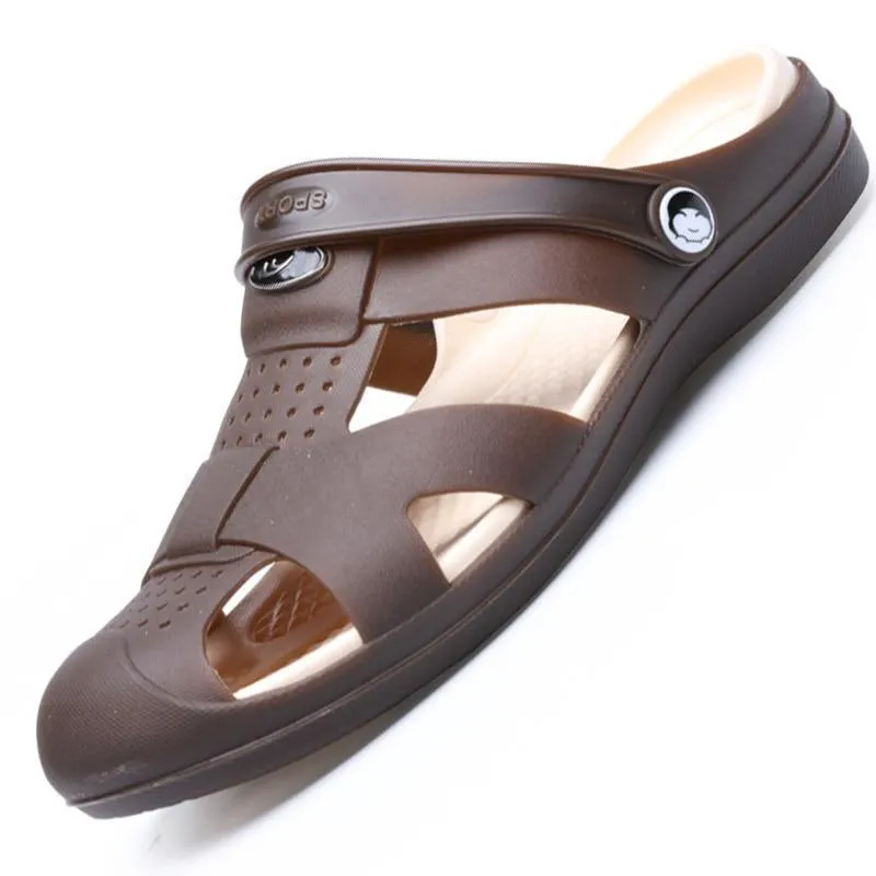 Rubber Beach Crocs Sandals