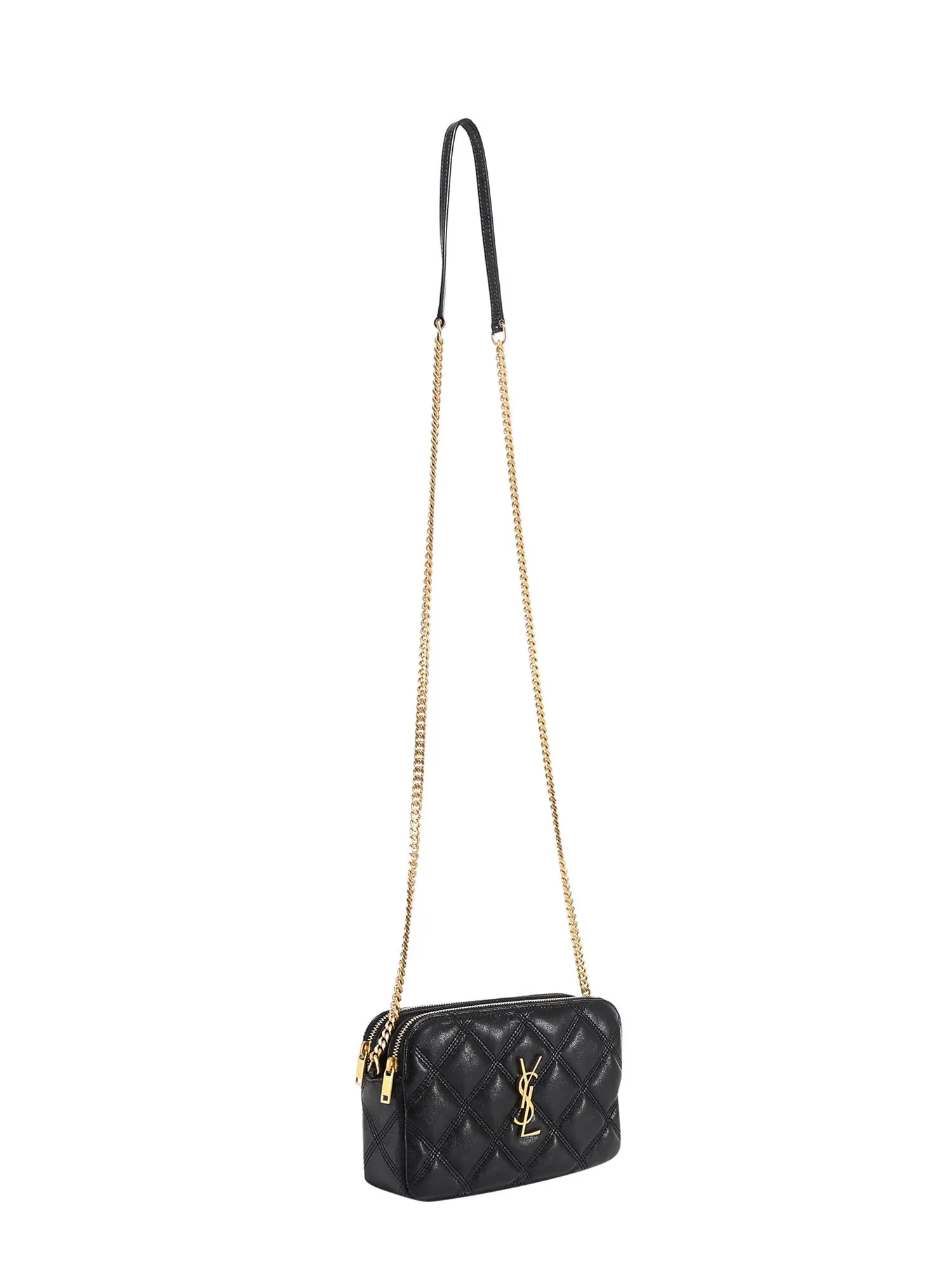 Saint Laurent Becky Double Zip Shoulder Bag