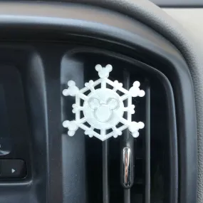 Snowflake Car Character Clip - Vent Decor / Holder - CLEARANCE