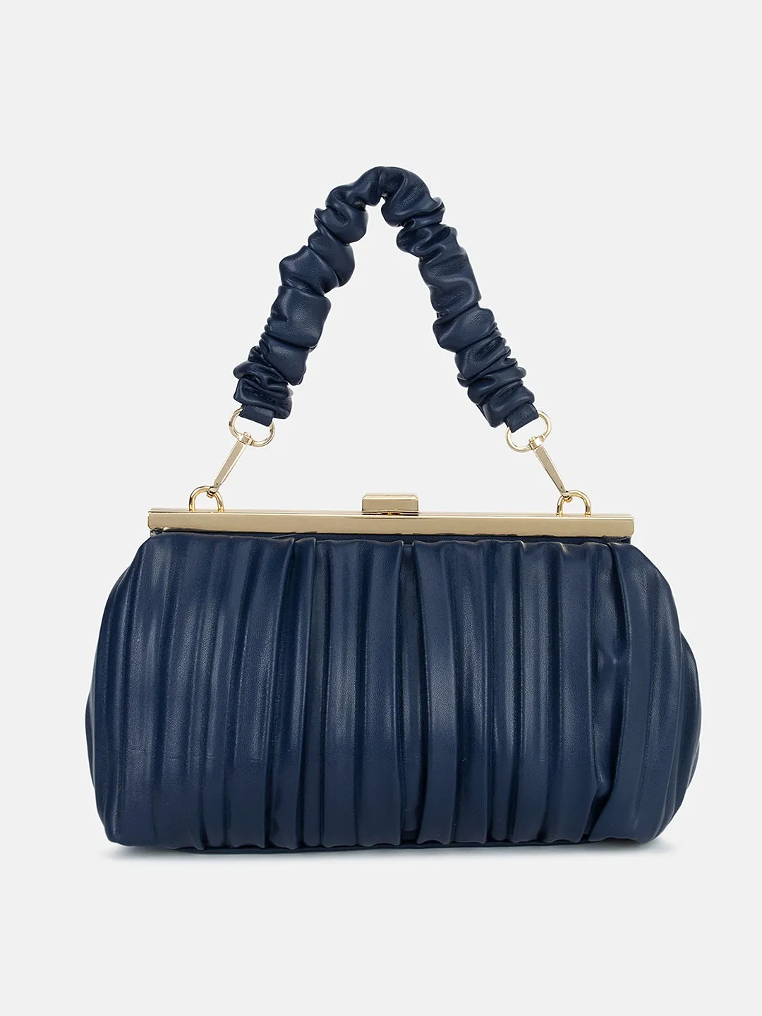 Solid Pleated Bag