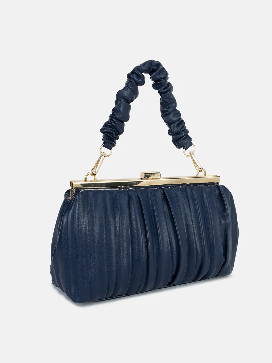 Solid Pleated Bag