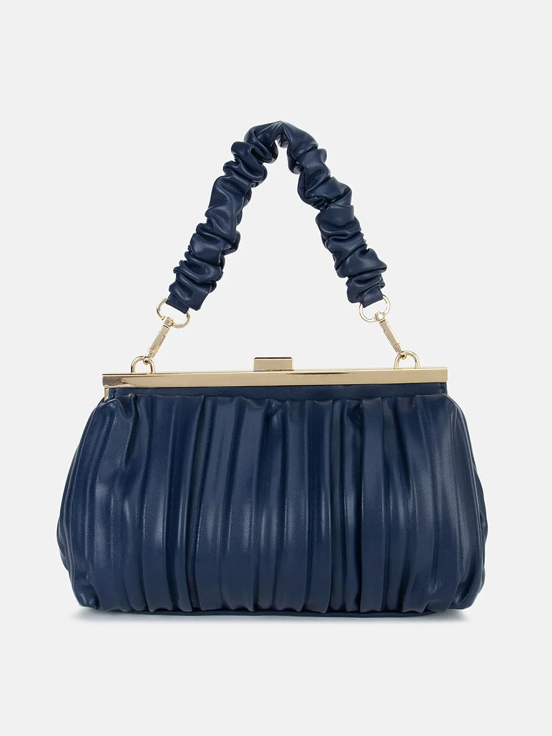 Solid Pleated Bag