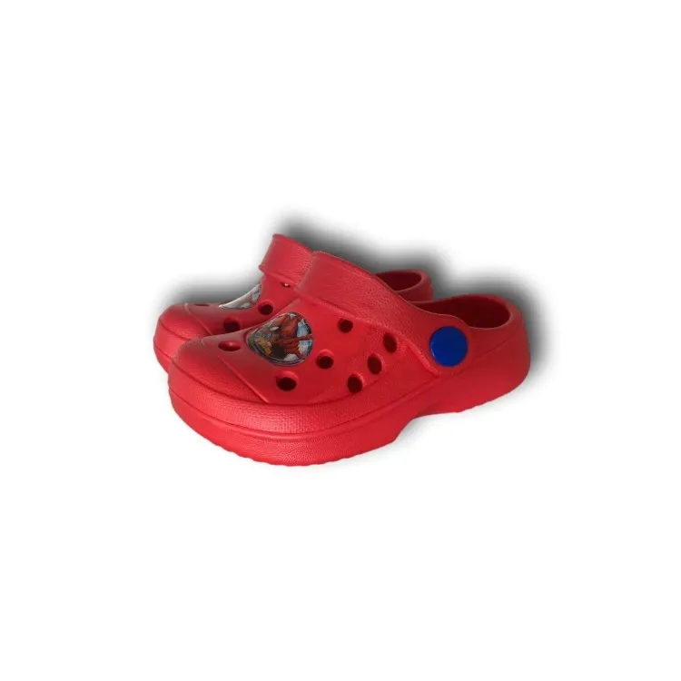 Spiderman SPP9272 Ciabatte Clogs Bambino Mare Piscina Casa Rosso