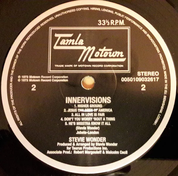 Stevie Wonder ~ Innervisions