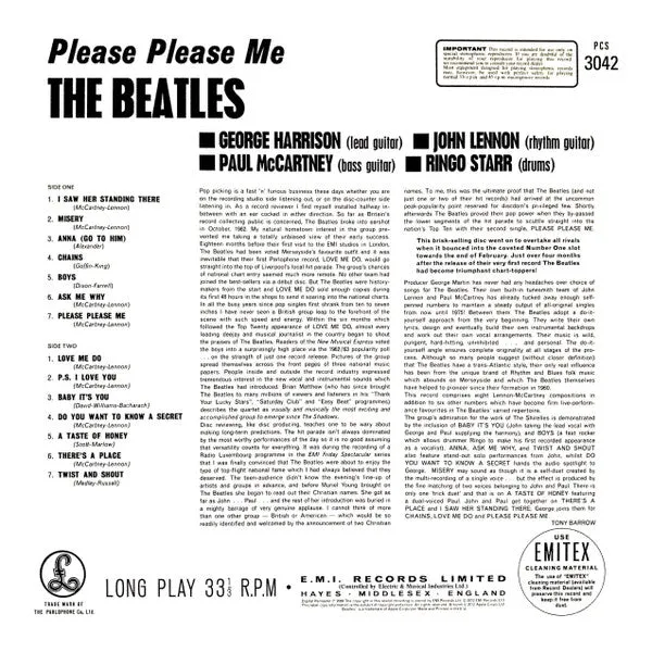 The Beatles ~ Please Please Me