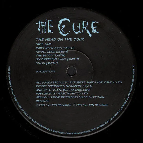 The Cure ~ The Head On The Door