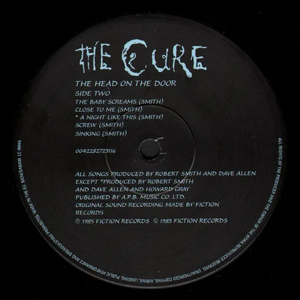 The Cure ~ The Head On The Door