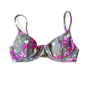 TROPEZ BIKINI TOP IN PINK WILD BLOOM