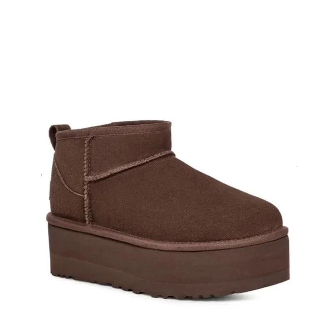 UGG | BOTINES MUJER | CLASSIC ULTRA MINI PLATFORM BURNT | MARRN