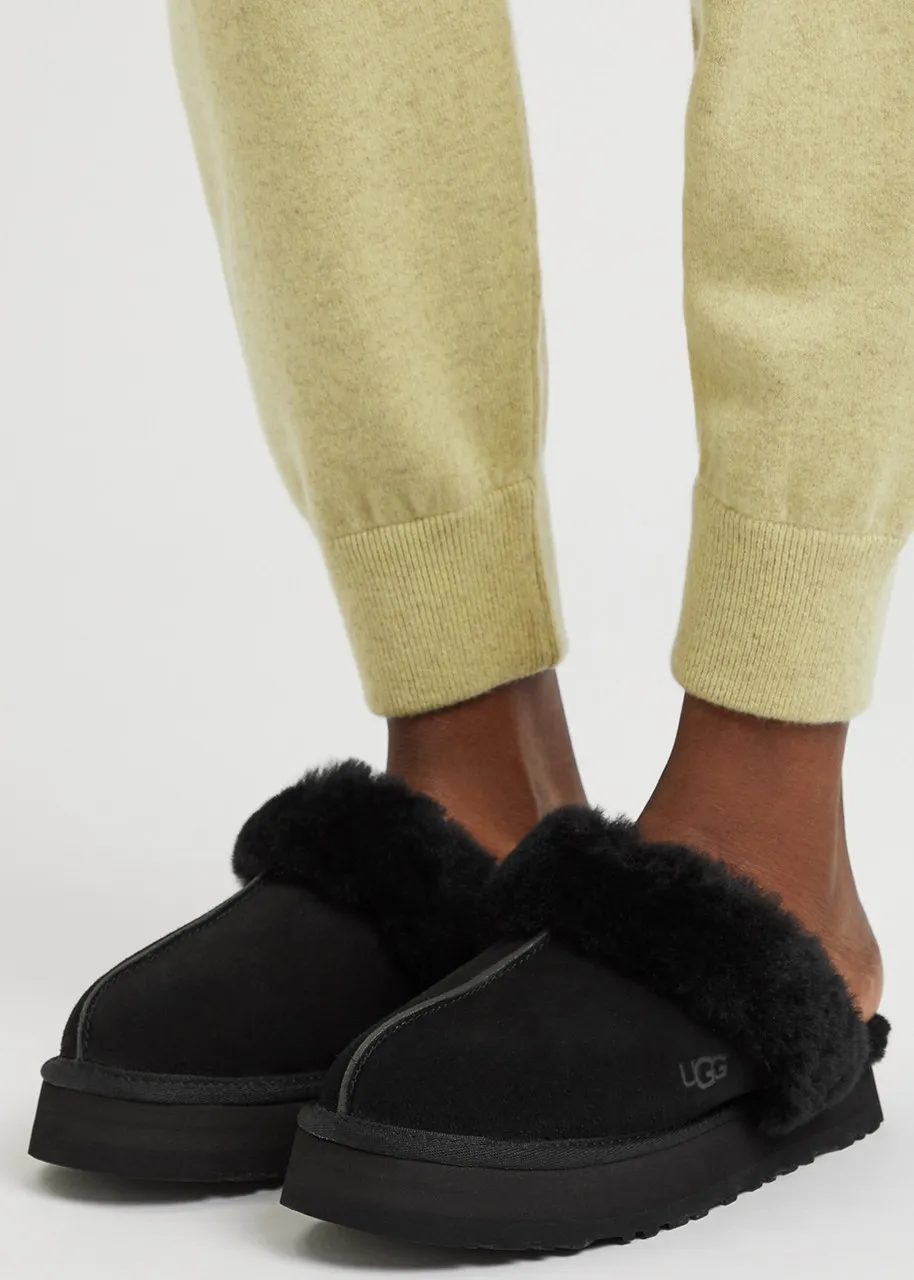 UGG Disquette suede flatform slippers 
                         
                     
                