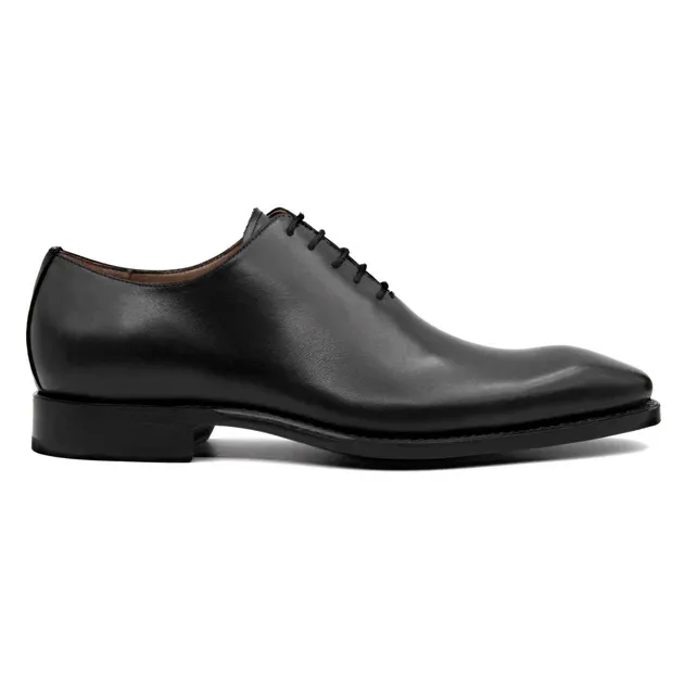 Ugo Vasare Jason Wholecut Oxfords Black