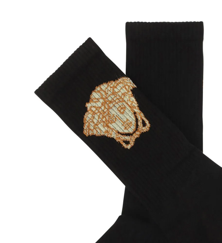 Versace Medusa Intarsia Socks