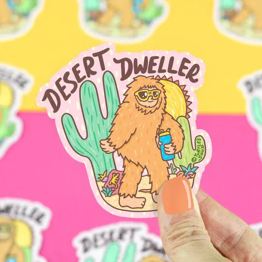 Vinyl Sticker, Desert Dweller Big Foot