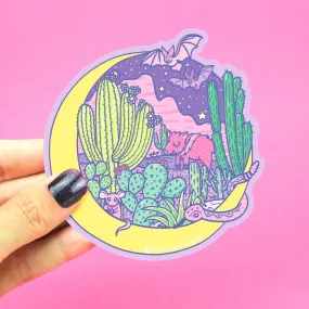 Vinyl Sticker, Desert Moon