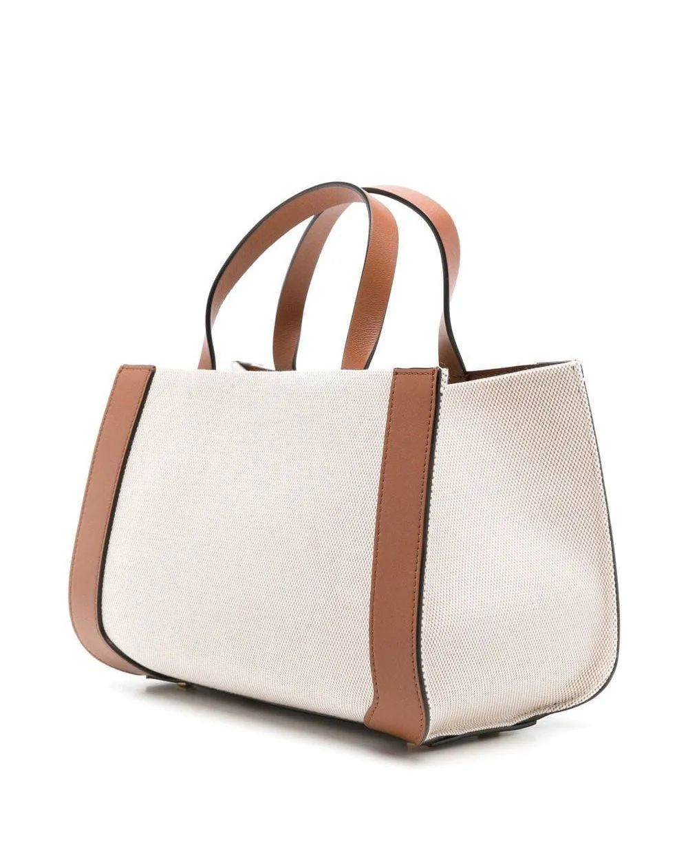 Vlogo Signature Small Tote in Beige