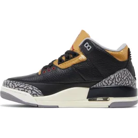 Wmns Air Jordan 3 Retro 'Black Gold'