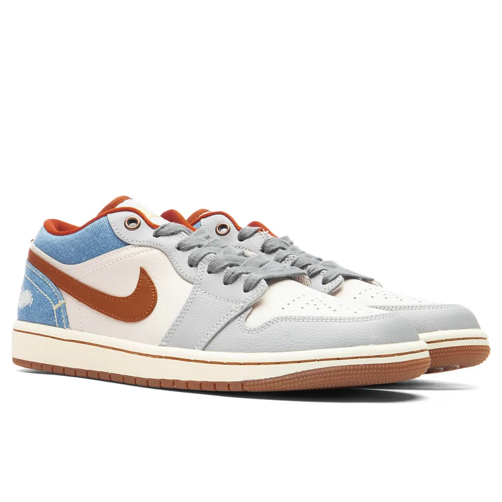 Women's Air Jordan 1 Low - Phantom/Multi Color/Coconut Milk