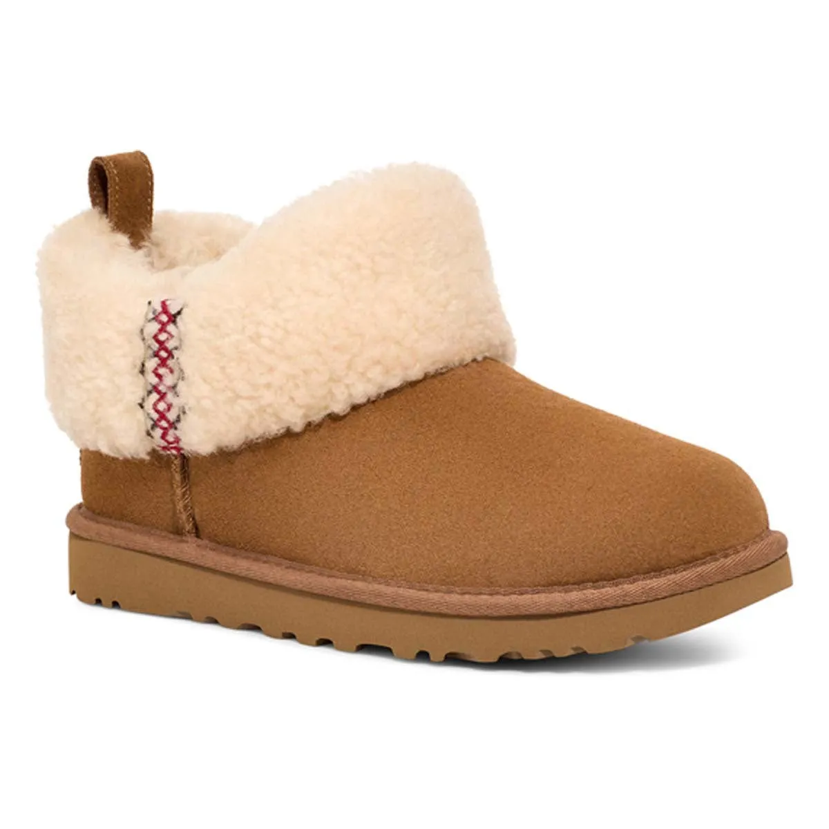 WOMEN'S UGG ULTRA MINI UGG BRAID | CHESTNUT