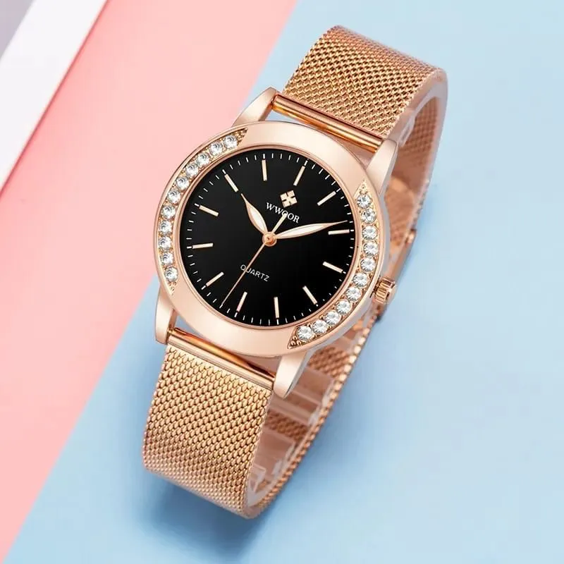 WWOOR LADIES WATCH - Rose Gold